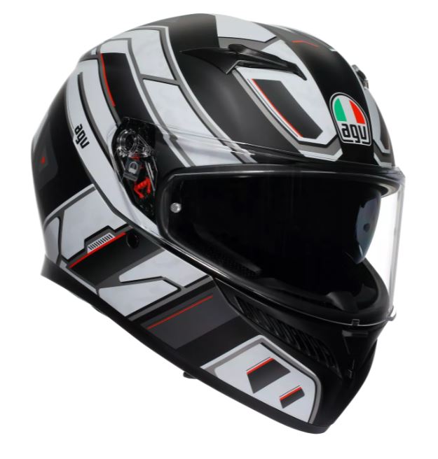 AGV K3 Rivia 消光黑/白