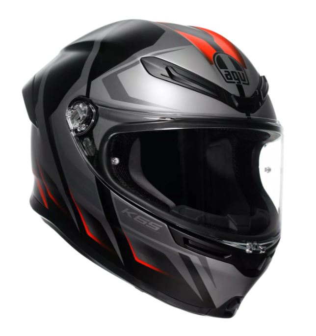 AGV K6S Karve 消光黑灰紅