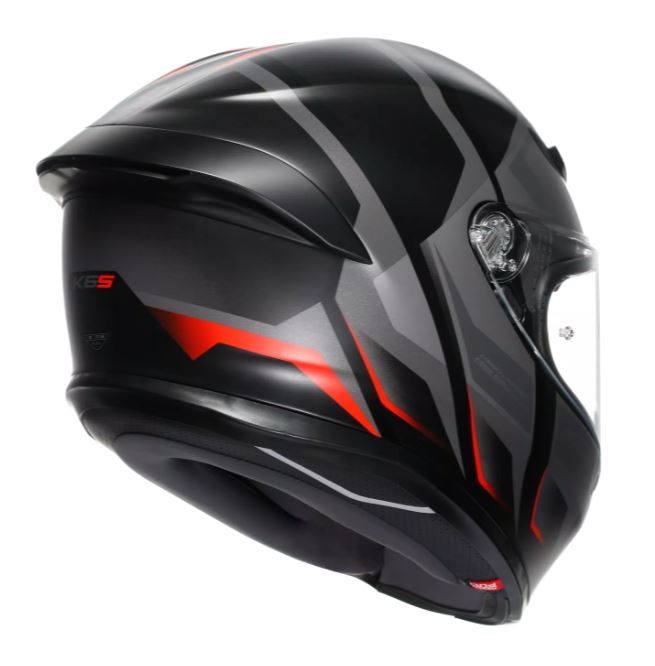 AGV K6S Karve 消光黑灰紅
