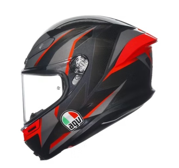 AGV K6S Slashcut 黑/灰/紅