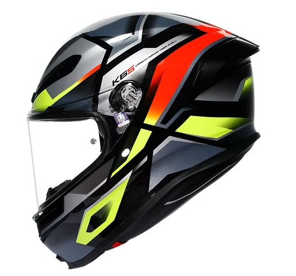 AGV K6S Erazer 黑/紅/黃