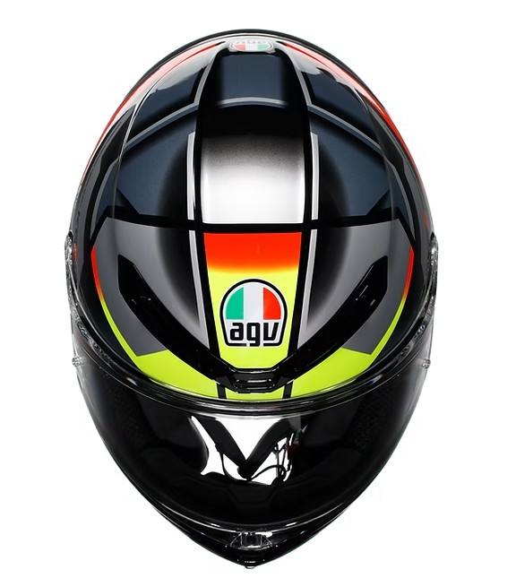 AGV K6S Erazer 黑/紅/黃