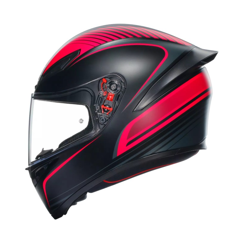 AGV K1S Warmup 消光黑/粉紅