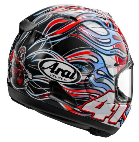 ARAI RX-7X Haga WSBK 芳賀紀行 藍火焰