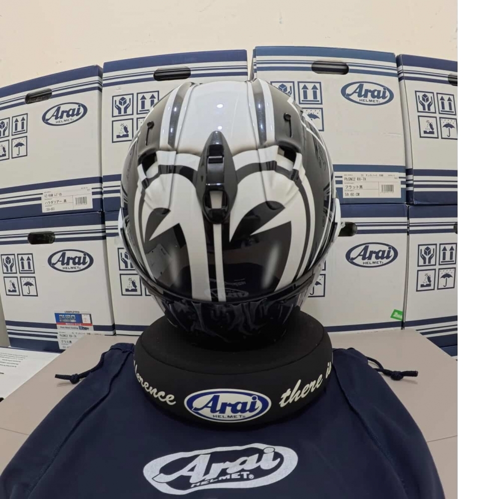 【預購】ARAI RX-7X NAKANO 五芒星 黑化 黑芒星