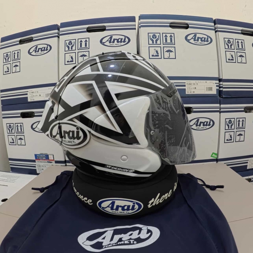 ARAI VZ-RAM NAKANO 五芒星 黑化 黑芒星