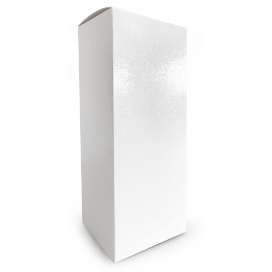 純白色壓紋包裝盒