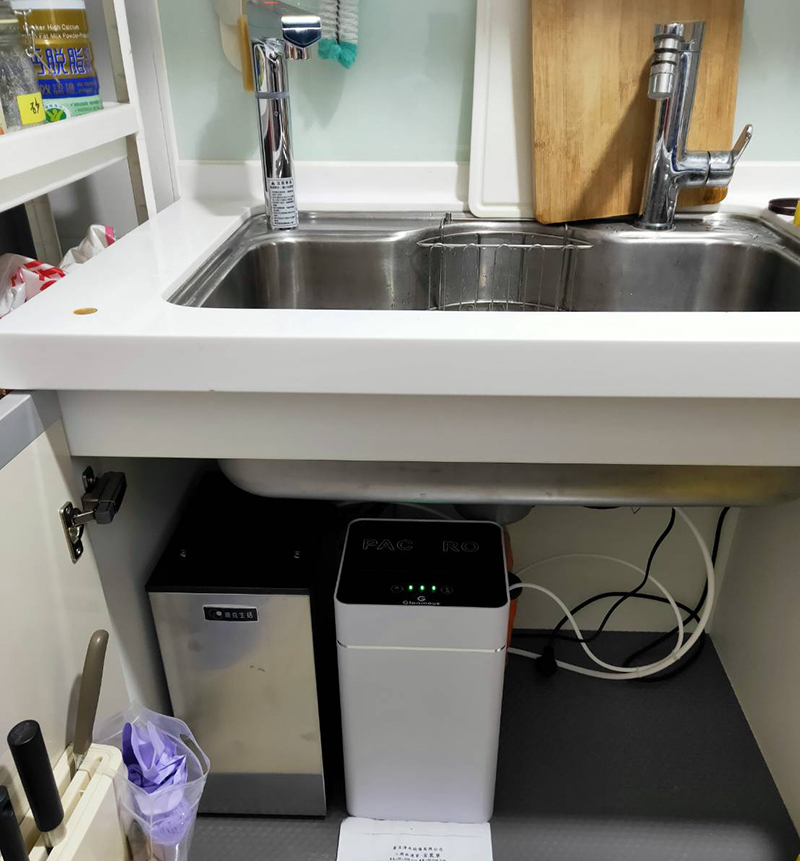 德克生活 K900三溫冰冷熱觸控式廚下型飲水機(搭配RO 600G直輸淨水機)