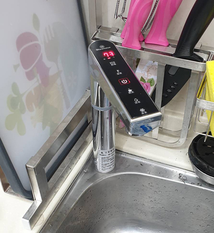 德克生活 K900三溫冰冷熱觸控式廚下型飲水機(搭配RO 600G直輸淨水機)