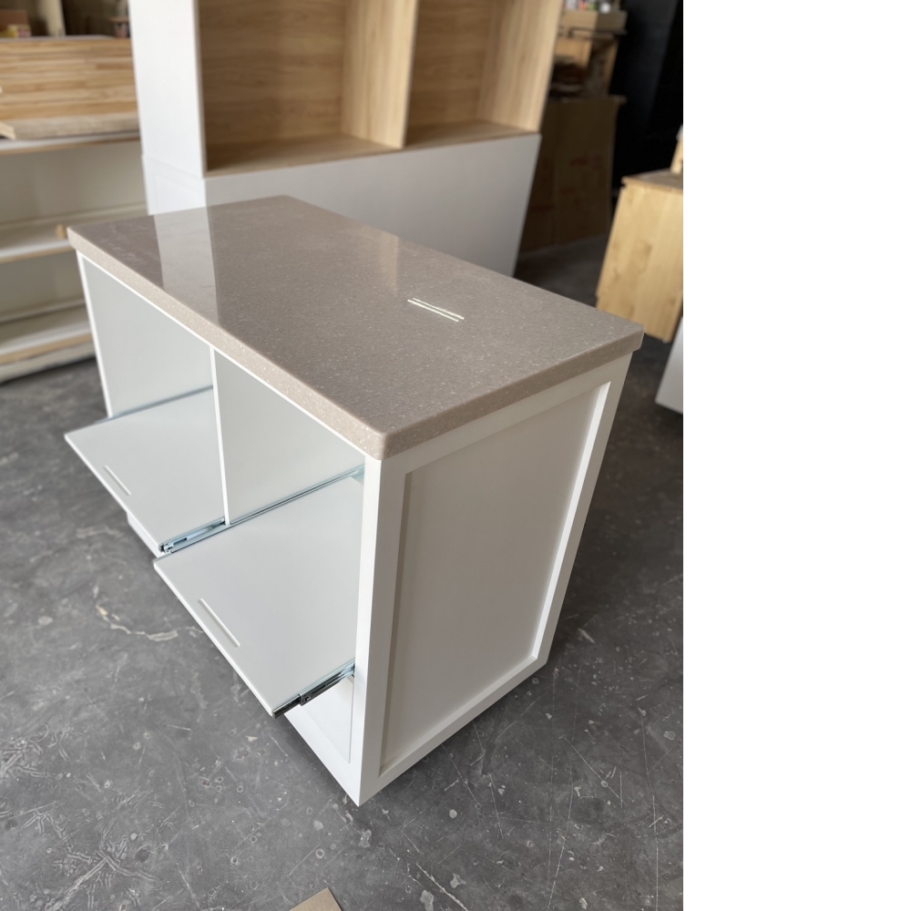 雙抽屜抽盤式中島