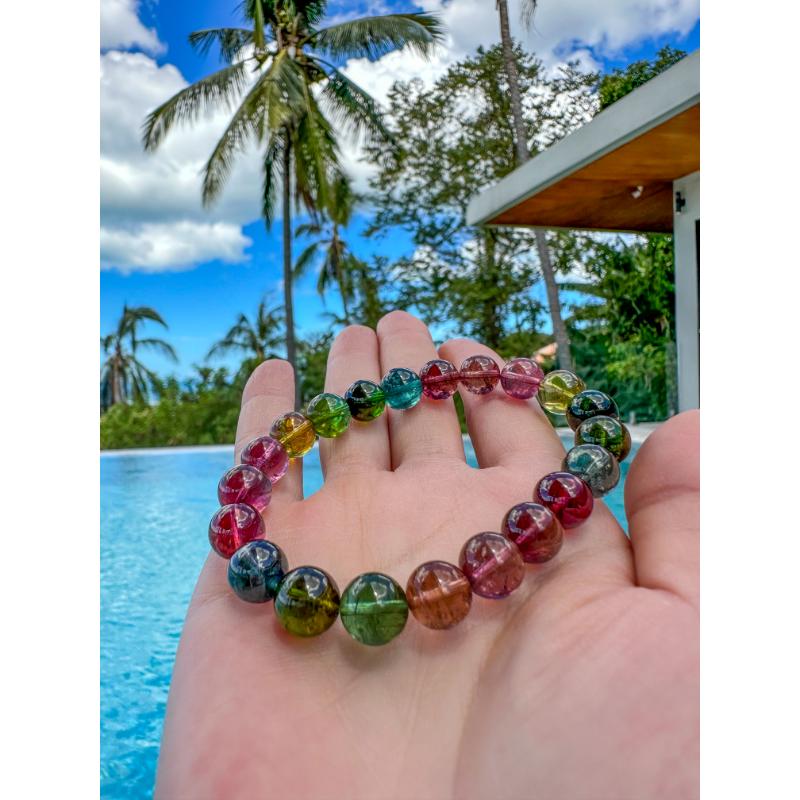 頂級彩虹碧璽9mm