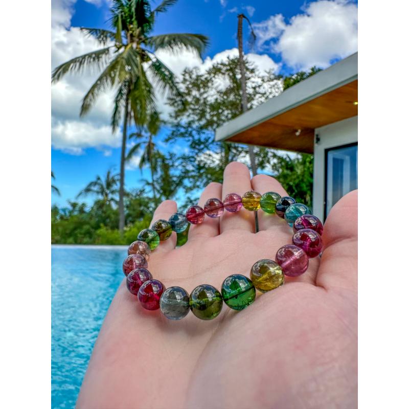 頂級彩虹碧璽9mm