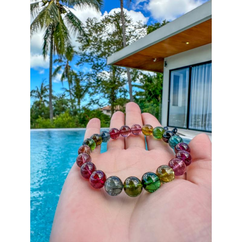 頂級彩虹碧璽9mm