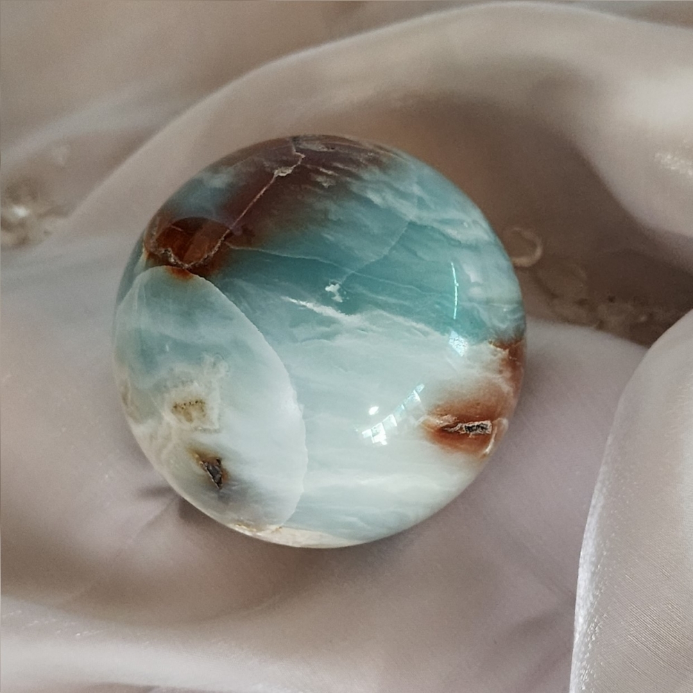 天河石晶球 659g