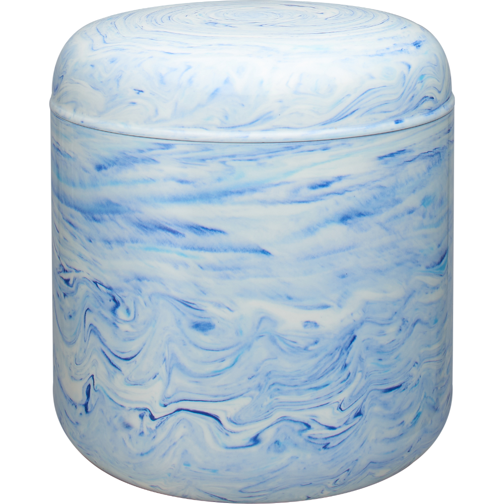 寶石藍陶瓷石紋加強罐