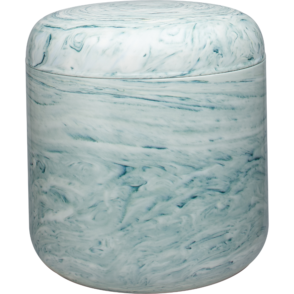 孔雀綠陶瓷石紋加強罐