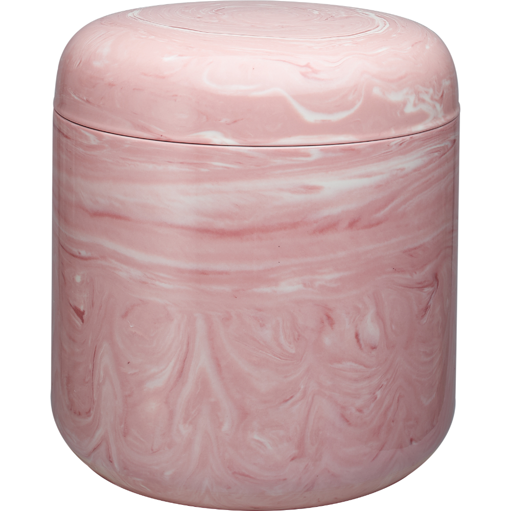 玫瑰粉陶瓷石紋加強罐