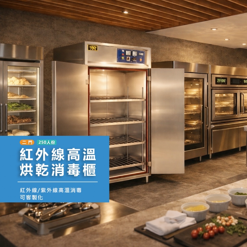 雙門消毒櫃(250人