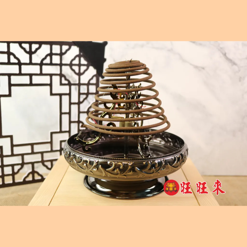 金浮雕香盤(兩色可選)