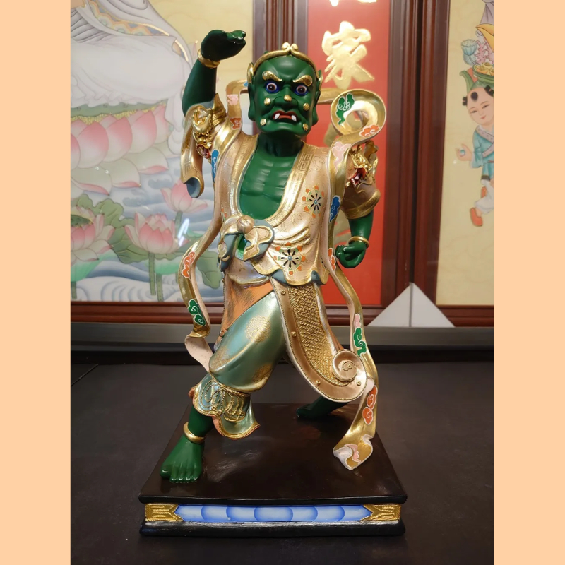 千里眼/順風耳|香樟|左右護法|彩繪畫金|訂製神尊