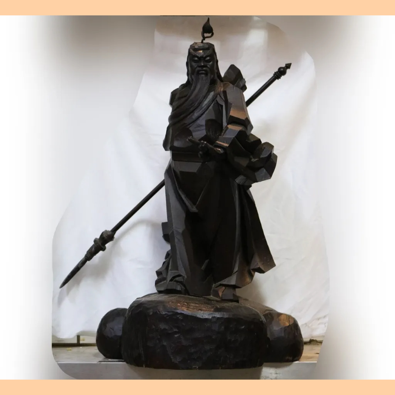 關聖帝君｜黑檀｜單刀赴會｜二度｜訂製神尊