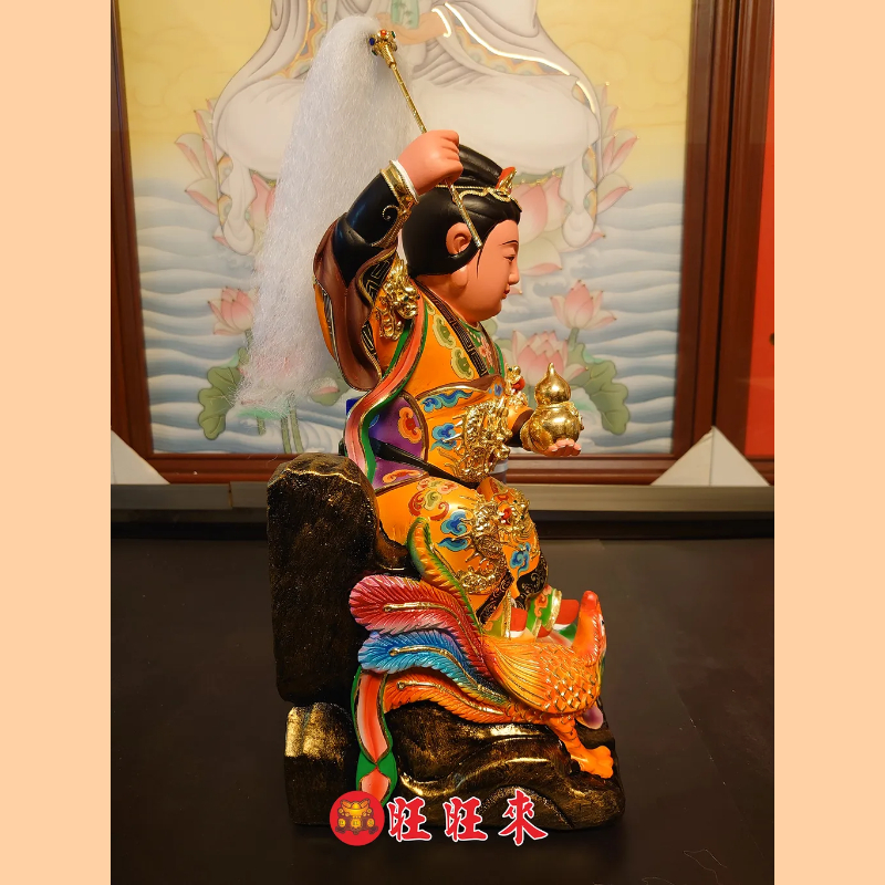 九天玄女｜香樟｜坐山岩正體｜極彩安金｜已售出