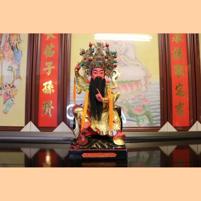 玄天上帝|香樟|坐山岩古體|彩繪安金大全套|已售出