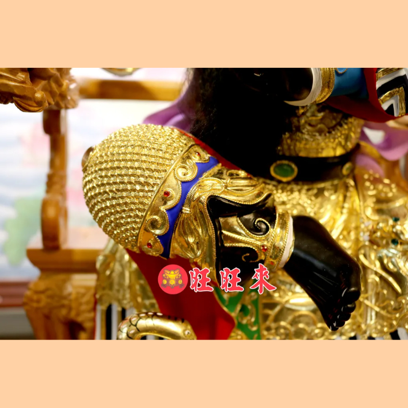 玄天上帝+康趙元帥｜香樟｜極彩按金｜客訂神尊已售出