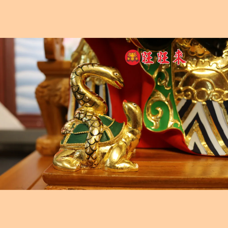 玄天上帝+康趙元帥｜香樟｜極彩按金｜客訂神尊已售出