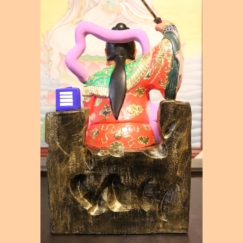 武體 九天玄女｜香樟｜坐山岩正體｜極彩安金｜已售出