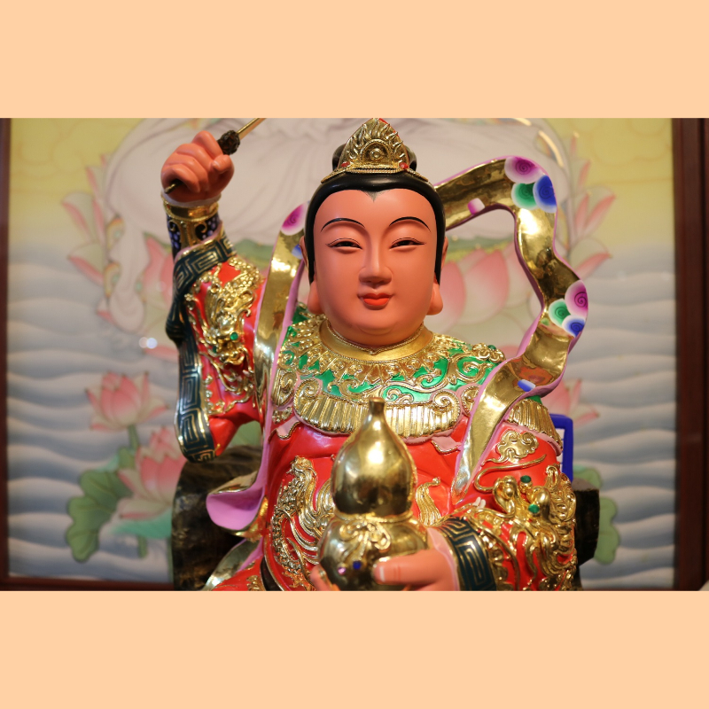 武體 九天玄女｜香樟｜坐山岩正體｜極彩安金｜已售出