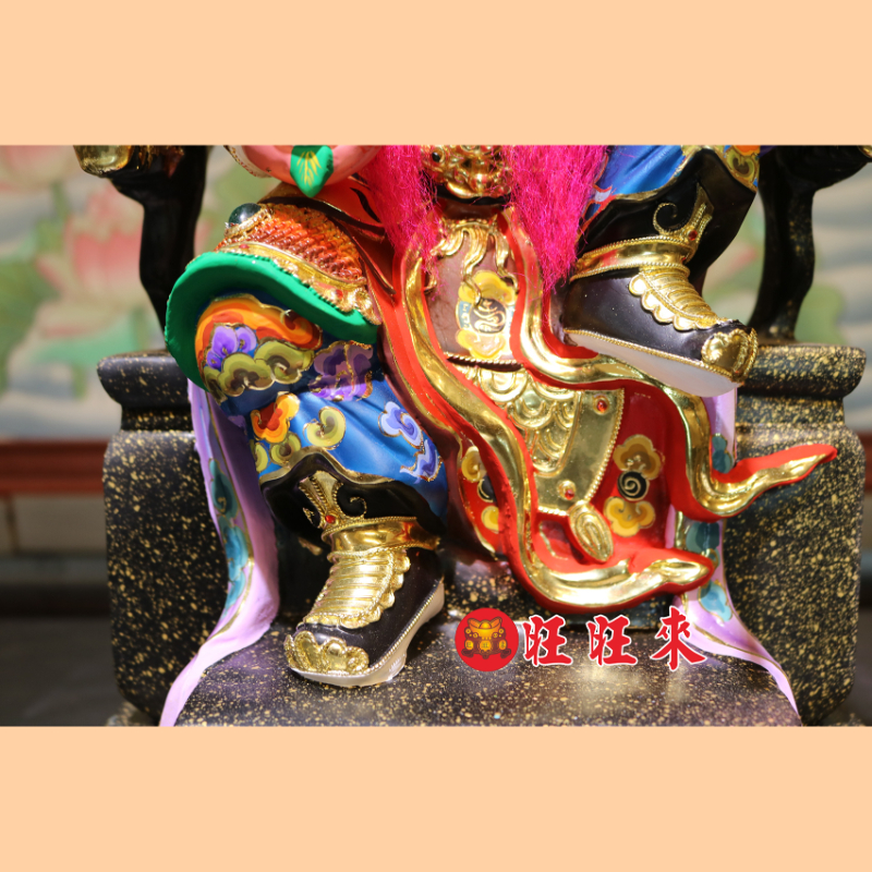 座椅 大聖爺｜香樟｜彩繪安金｜已售出