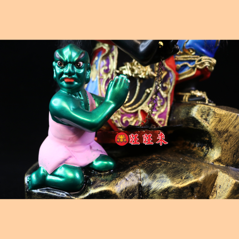 范謝將軍(七爺八爺)｜香樟｜彩繪安金｜已售出