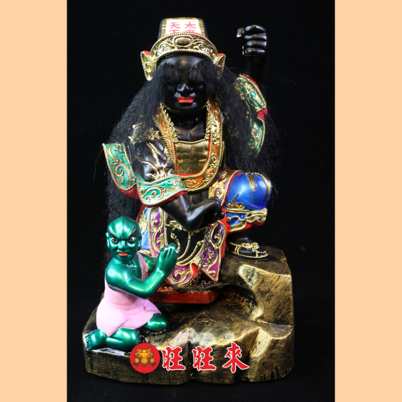 范謝將軍(七爺八爺)｜香樟｜彩繪安金｜已售出