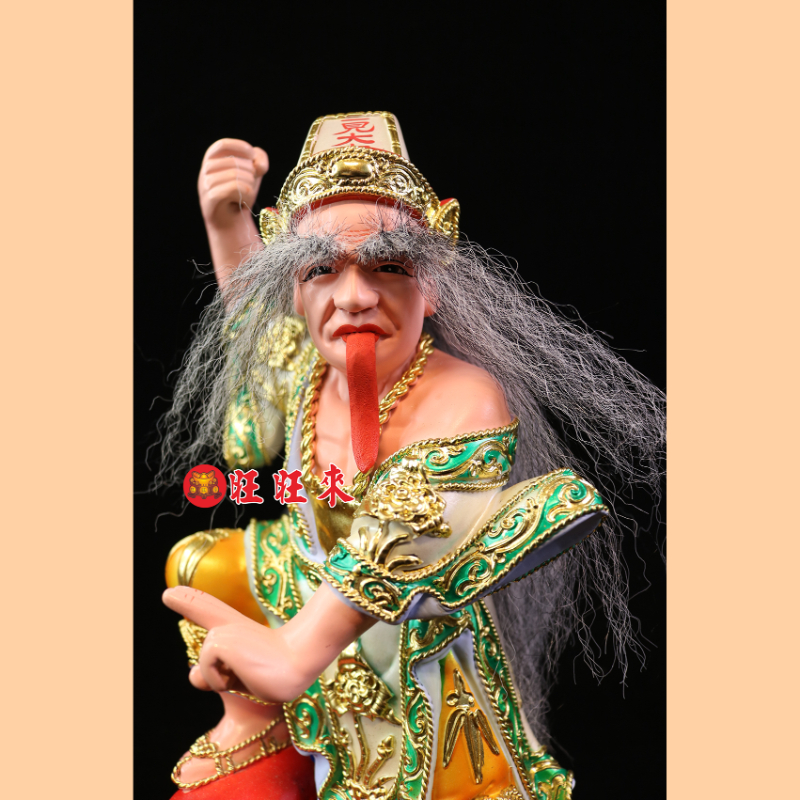 范謝將軍(七爺八爺)｜香樟｜彩繪安金｜已售出