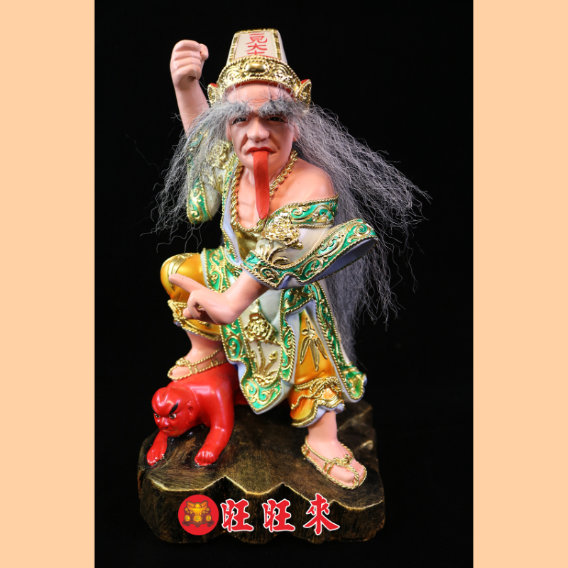 范謝將軍(七爺八爺)｜香樟｜彩繪安金｜已售出