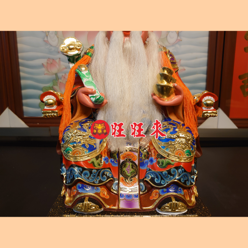 如意福德正神｜香樟｜彩繪安金｜已售出