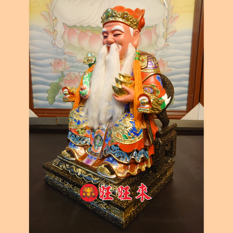 如意福德正神｜香樟｜彩繪安金｜已售出