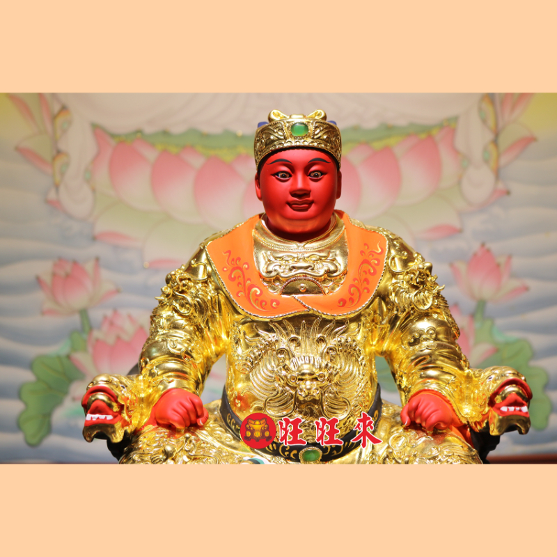 廣澤尊王｜香樟｜錦雕畫金｜已售出