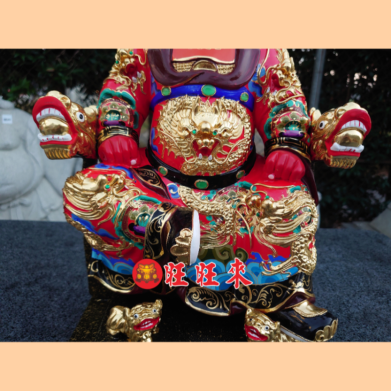 廣澤尊王｜香樟｜彩繪安金｜已售出