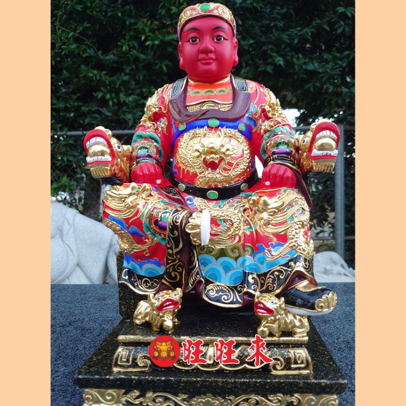 廣澤尊王｜香樟｜彩繪安金｜已售出