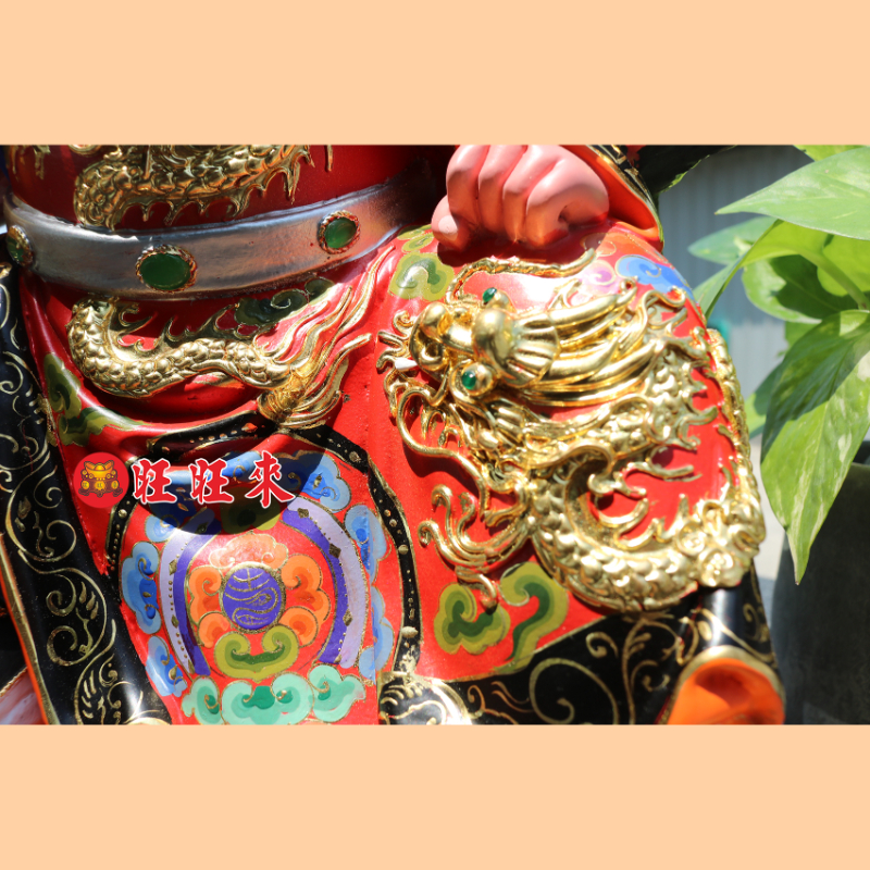 座椅 太子元帥｜香樟｜彩繪安金