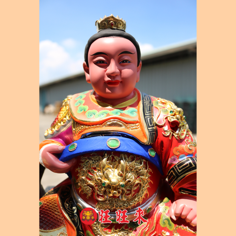 座椅 太子元帥｜香樟｜彩繪安金