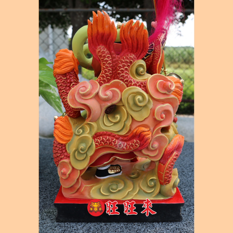 五龍太子｜香樟｜彩繪安金