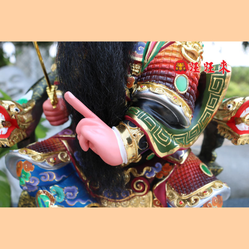 坐椅 玄天上帝｜香樟｜極細彩繪安金