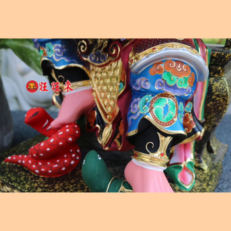 坐椅 玄天上帝｜香樟｜極細彩繪安金
