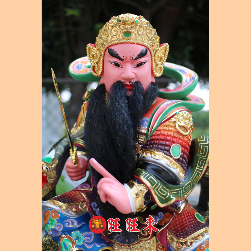 坐椅 玄天上帝｜香樟｜極細彩繪安金