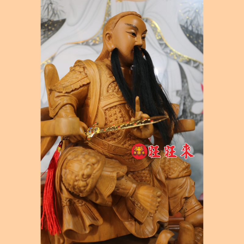 玄天上帝 座文椅｜香樟｜二度