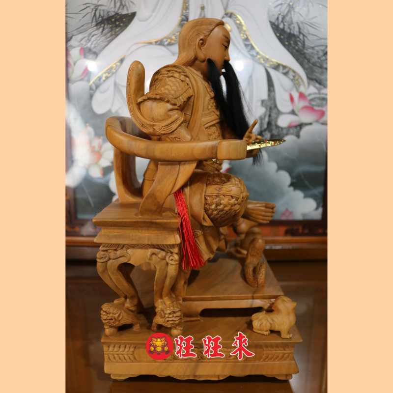 玄天上帝 座文椅｜香樟｜二度