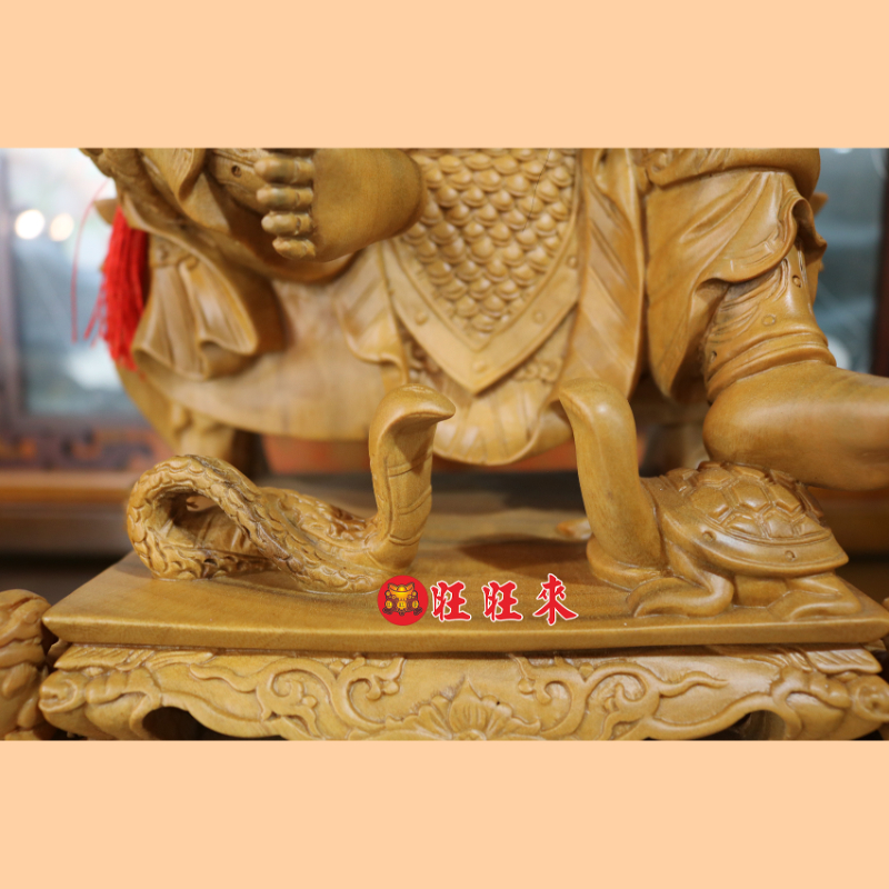 玄天上帝 座文椅｜香樟｜二度
